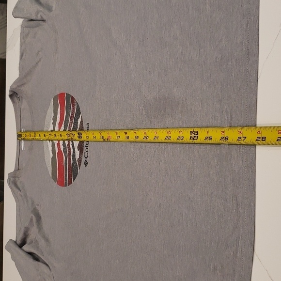 COLUMBIA T-Shirt Graphic Men's Plus Size XXL Grey - Picture 5 of 9